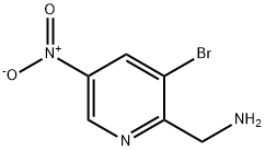 2-Pyridinemethanamine, 3-bromo-5-nitro- Structure