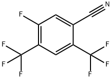 2,4-Bis(trifluoromethyl)-5-fluorobenzonitrile Structure