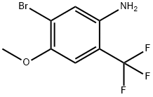 5-bromo-4-methoxy-2-(trifluoromethyl)aniline 구조식 이미지