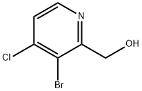 3-Bromo-4-chloropyridine-2-methanol Structure