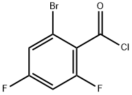 2-Bromo-4,6-difluorobenzoyl chloride Structure