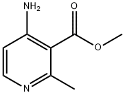 3-Pyridinecarboxylic acid, 4-amino-2-methyl-, methyl ester Structure