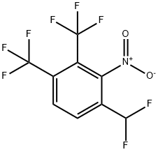 3,4-Bis(trifluoromethyl)-2-nitrobenzodifluoride Structure