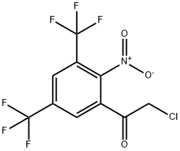 3',5'-Bis(trifluoromethyl)-2'-nitrophenacyl chloride Structure