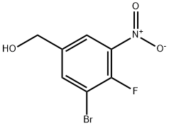 3-Bromo-4-fluoro-5-nitrobenzyl alcohol Structure