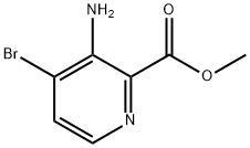 3-Amino-4-bromo-pyridine-2-carboxylic acid methyl ester 구조식 이미지