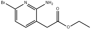 Ethyl 2-amino-6-bromopyridine-3-acetate Structure