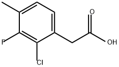 2-(2-chloro-3-fluoro-4-methylphenyl)acetic acid Structure