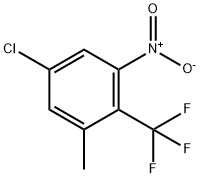 4-Chloro-2-methyl-6-nitrobenzotrifluoride Structure
