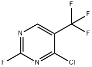 4-Chloro-2-fluoro-5-(trifluoromethyl)pyrimidine 구조식 이미지