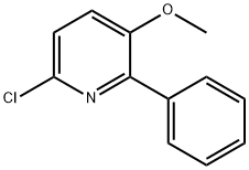 6-Chloro-3-methoxy-2-phenylpyridine Structure