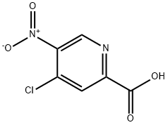 2-Pyridinecarboxylic acid, 4-chloro-5-nitro- Structure