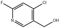 3-Pyridinemethanol, 4-chloro-6-fluoro- Structure