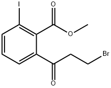 Methyl 2-(3-bromopropanoyl)-6-iodobenzoate Structure