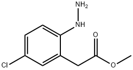 Benzeneacetic acid, 5-chloro-2-hydrazinyl-, methyl ester Structure