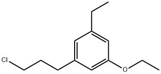 1-(3-Chloropropyl)-3-ethoxy-5-ethylbenzene Structure