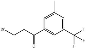 3-(3-Bromopropanoyl)-5-methylbenzotrifluoride Structure