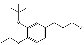 1-(3-Bromopropyl)-4-ethoxy-3-(trifluoromethoxy)benzene Structure