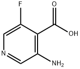 4-Pyridinecarboxylic acid, 3-amino-5-fluoro- Structure
