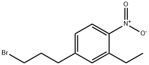 1-(3-Bromopropyl)-3-ethyl-4-nitrobenzene Structure