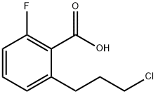 2-(3-Chloropropyl)-6-fluorobenzoic acid 구조식 이미지