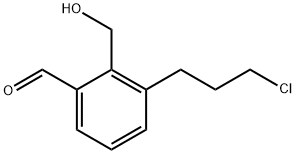 3-(3-Chloropropyl)-2-(hydroxymethyl)benzaldehyde Structure