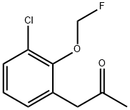 1-(3-Chloro-2-(fluoromethoxy)phenyl)propan-2-one Structure