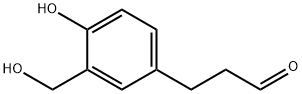 2-(Hydroxymethyl)-4-(3-oxopropyl)phenol Structure