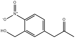 2-Nitro-5-(2-oxopropyl)benzylalcohol Structure