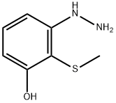 3-Hydrazinyl-2-(methylthio)phenol Structure