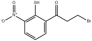 2-(3-Bromopropanoyl)-6-nitrothiophenol Structure