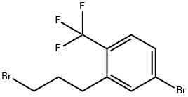 4-Bromo-2-(3-bromopropyl)benzotrifluoride 구조식 이미지