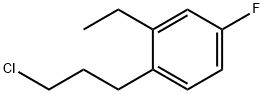 1-(3-Chloropropyl)-2-ethyl-4-fluorobenzene Structure