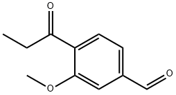 3-Methoxy-4-propionylbenzaldehyde Structure