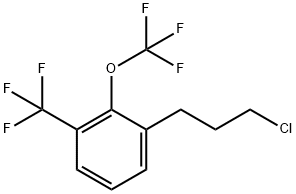 3-(3-Chloropropyl)-2-(trifluoromethoxy)benzotrifluoride Structure