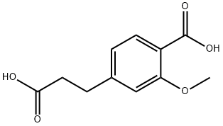 4-(2-Carboxyethyl)-2-methoxybenzoic acid Structure