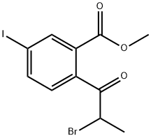 Methyl 2-(2-bromopropanoyl)-5-iodobenzoate Structure