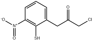 2-(3-Chloro-2-oxopropyl)-6-nitrothiophenol Structure