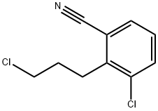 3-Chloro-2-(chloropropyl)benzonitrile Structure