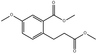 Methyl 5-methoxy-2-(3-methoxy-3-oxopropyl)benzoate Structure