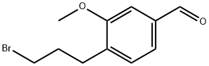 4-(3-Bromopropyl)-3-methoxybenzaldehyde Structure