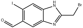 2-Bromomethyl-5-formyl-6-iodo-1H-benzimidazole Structure