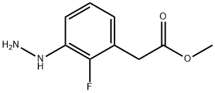 Methyl 2-fluoro-3-hydrazinylphenylacetate Structure