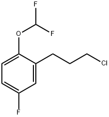 1-(3-Chloropropyl)-2-(difluoromethoxy)-5-fluorobenzene Structure