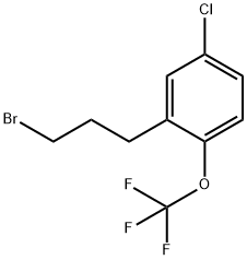 1-(3-Bromopropyl)-5-chloro-2-(trifluoromethoxy)benzene Structure