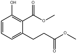 Methyl 2-hydroxy-6-(3-methoxy-3-oxopropyl)benzoate Structure