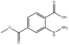 Methyl 4-carboxy-3-hydrazinylbenzoate Structure