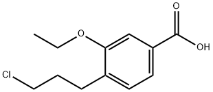 4-(3-Chloropropyl)-3-ethoxybenzoic acid Structure