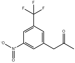 1-(3-Nitro-5-(trifluoromethyl)phenyl)propan-2-one Structure