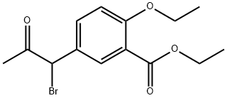 Ethyl 5-(1-bromo-2-oxopropyl)-2-ethoxybenzoate Structure